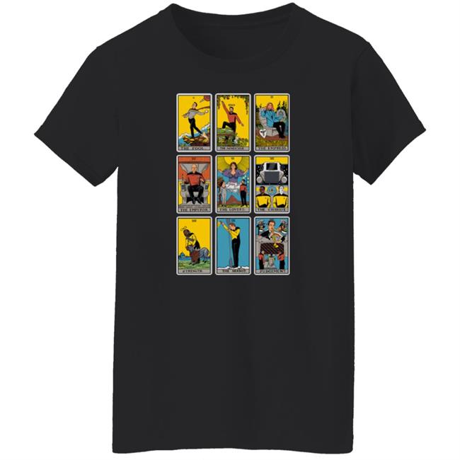 Jim The Next Generation Tarot Spread Shirt Jimllpaintit