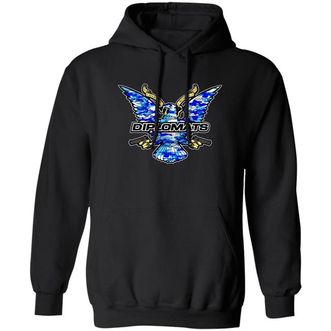 Hatchet Samuel Shaw Diplomats Shirt Dipset Couture Merch lack T Dipset Eagle Blue Camo Shirt