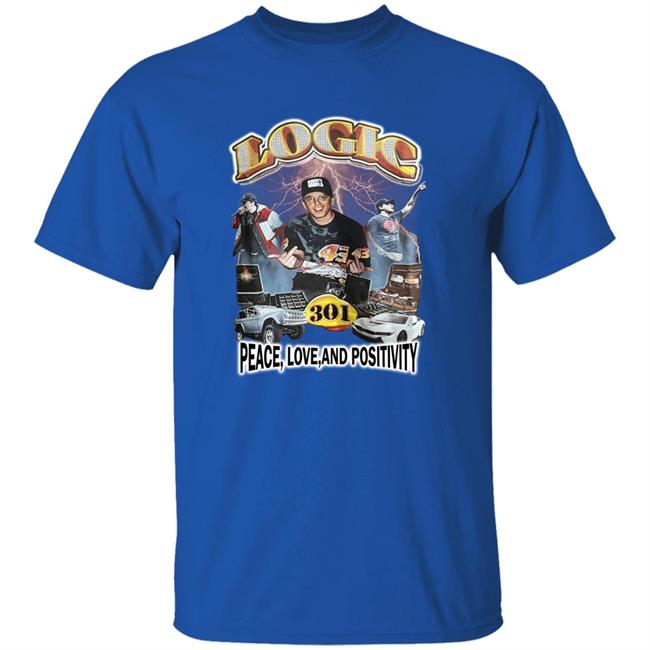Vinyl Richie Logic Peace Love And Positivity Shirt Bobbyboy Swapmeet