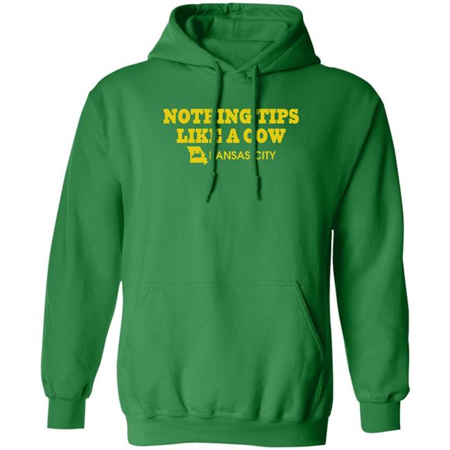 Diana Kander Jason Kander Nothing Tips Like A Cow Kansas City Hoodie