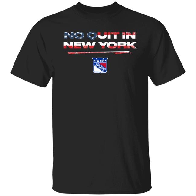 Rangers No Quit In New York Stars Stripes Flag Usa Shirt New York Rangers