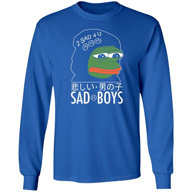 Internet Club Merch Pepe The Frog Sad Boys 2 Sad 4 U Shirt