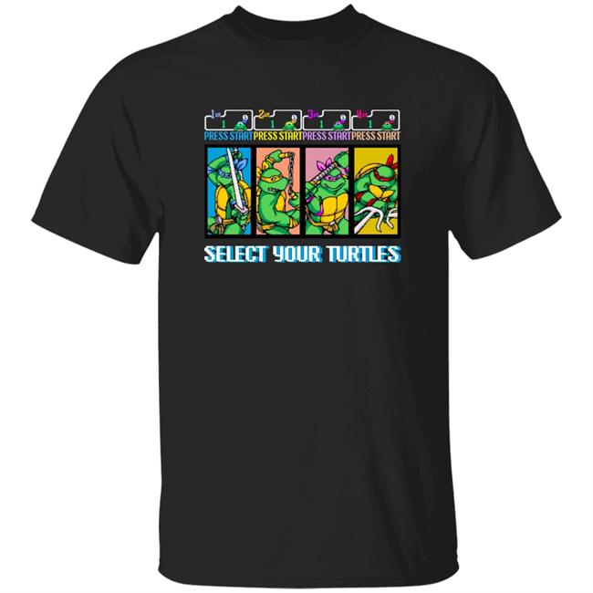 Select Your Turtle Shirt Gamestop Merch Select Your Turtle Shirt Hoodie Sweatshirt