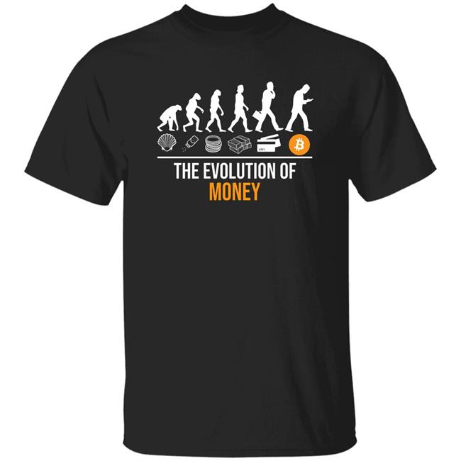 The Evolution Of Money Shirt Elon Musk Bitcoin Shirt Evolution Of Money Shirt Hoodie Sweatshirt