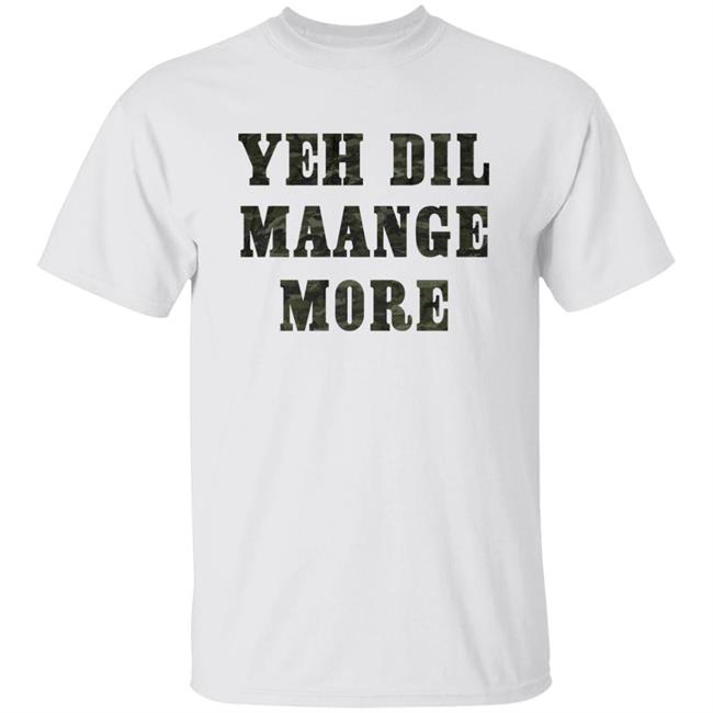 Yeh Dil Maange More Shirt Kiara Advani Yeh Dil Maange More Shirt Hoodie Sweatshirt