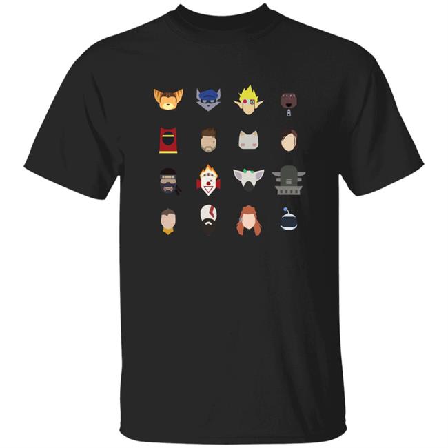 Playstation Studios Character Icons Shirt Playstation Merch Playstation Studios Character Icons Shirt Hoodie Sweatshirt