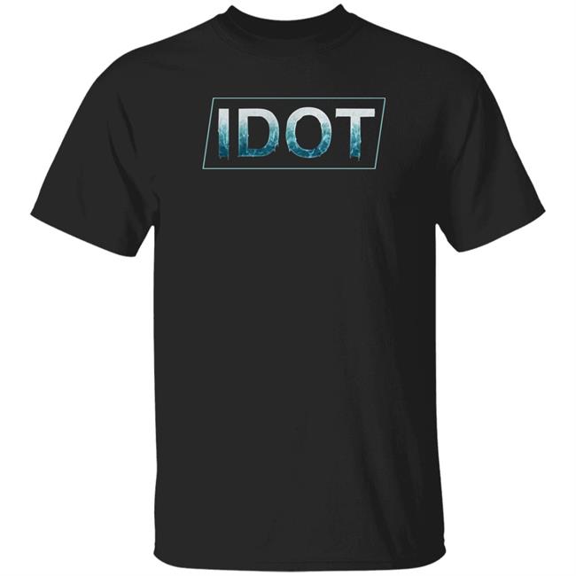 'Black Ice' Idot Shirt Black Hoodie Sweatshirt