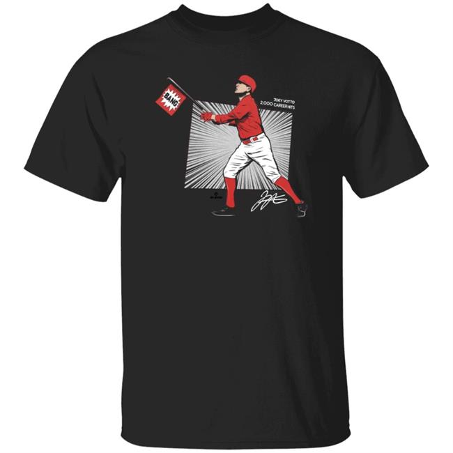 Joey Votto 2000 Hits Shirt Cincyshirts Store Joey Votto 2000 Hits Shirt Hoodie Sweatshirt