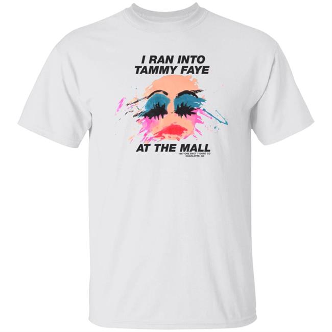 Vu - I Ran Into Tammy Faye Bakker Shirt Vitagen 1980 Tammy Faye Bakker Shirt