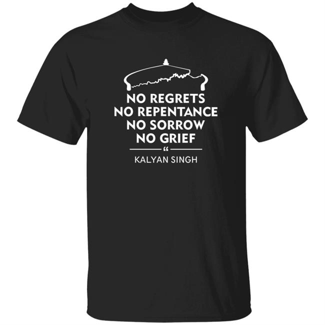 Thao - No Regrets No Repentance No Sorrow No Grief Shirt No Regrets No Repentance Shirt
