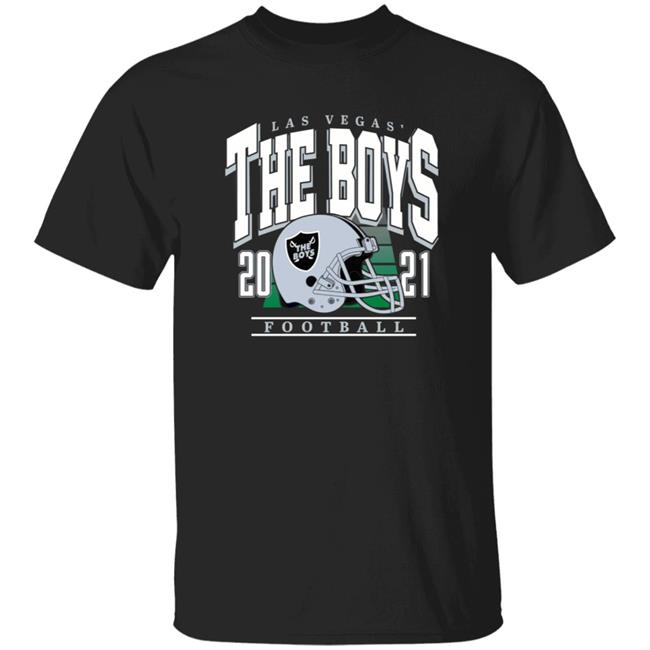 Las Vegas The Boys 2021 Football Shirt Barstoolsports Merch The Boys Lv Helmet Shirt Hoodie Sweatshirt