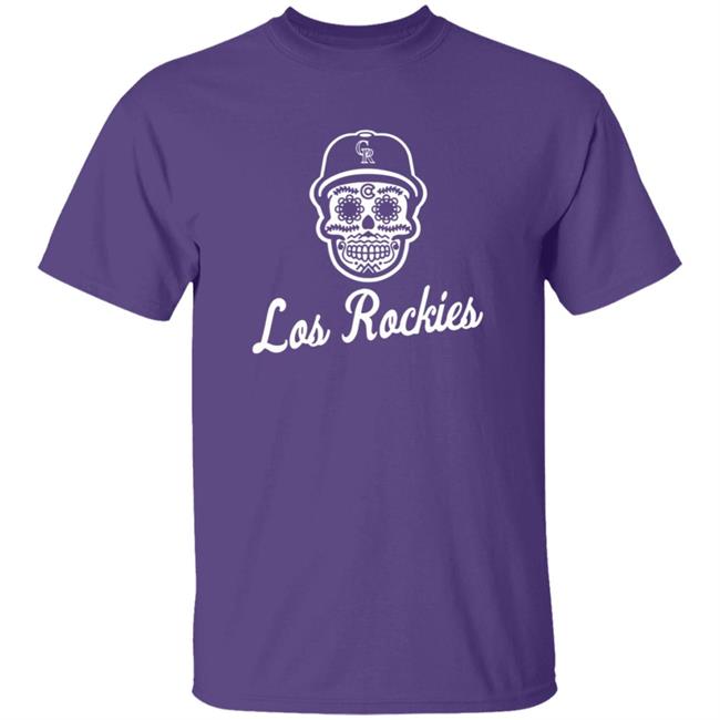 Los Rockies Shirt Colorado Rockies Los Rockies Shirt Los Rockies Calavera Shirt Hoodie Sweatshirt