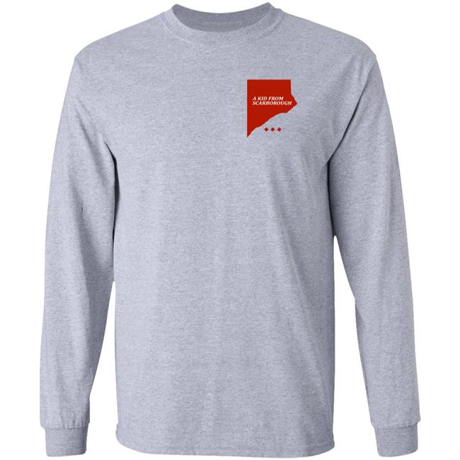 A Kid From Scarborough Shirt Scarboroughspots Store A Kid From Scarborough 23 Shirt Hoodie Sweatshirt