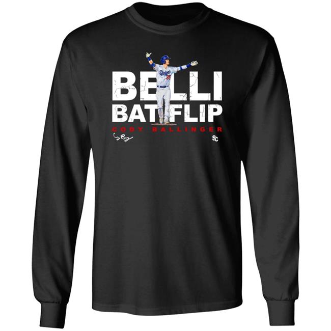 Belli Bat Flip Cody Bellinger Shirt Ashley Brewer Belli Bat Flip Cody Bellinger Shirt Hoodie Sweatshirt