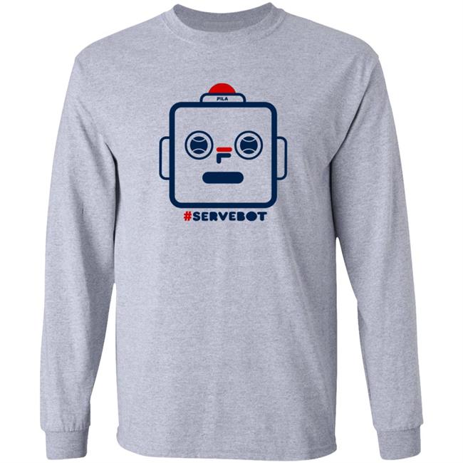 Servebot Fila Shirt Steve Weissman Servebot Fila Shirt Hoodie Sweatshirt