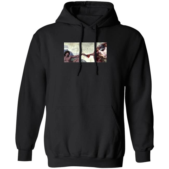 Sneaker Warz Merch Bred Chapel Hoodie Calvin Kiwi