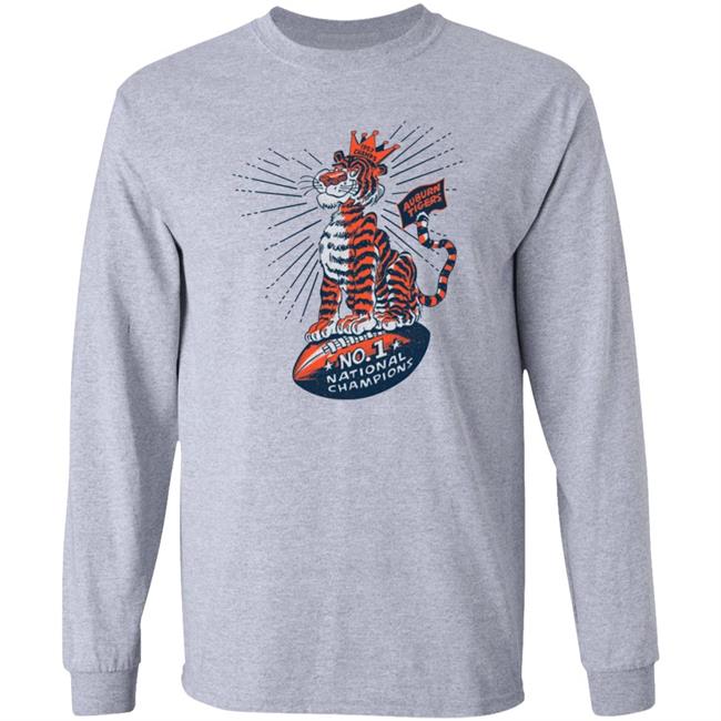 1957 Auburn National Champs Football Shirt Homefieldapparel Store