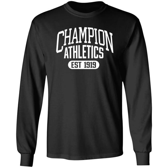 Champion Athletics Est 1919 Shirt Depop Champion Athletics Est 1919 Shirt Hoodie Sweatshirt