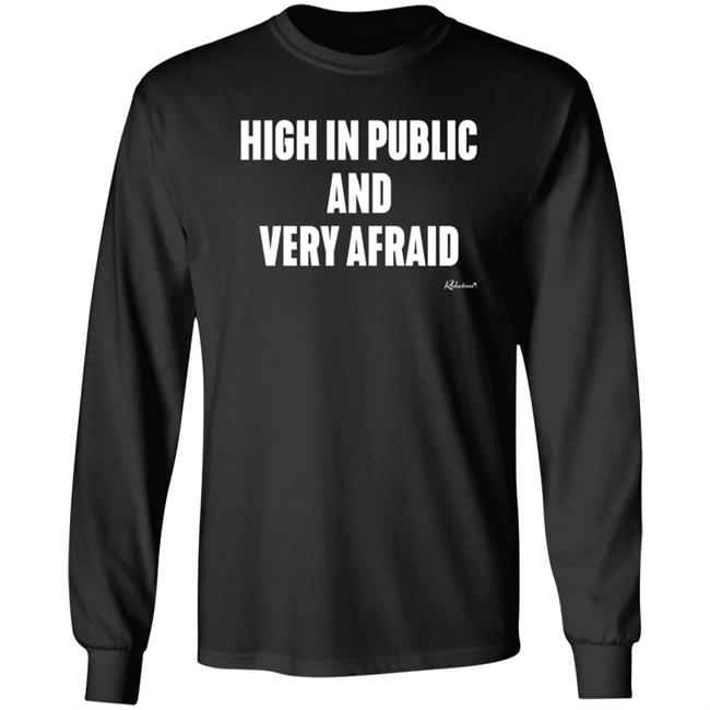 High In Public And Very Afraid Hoodie Reductress Store