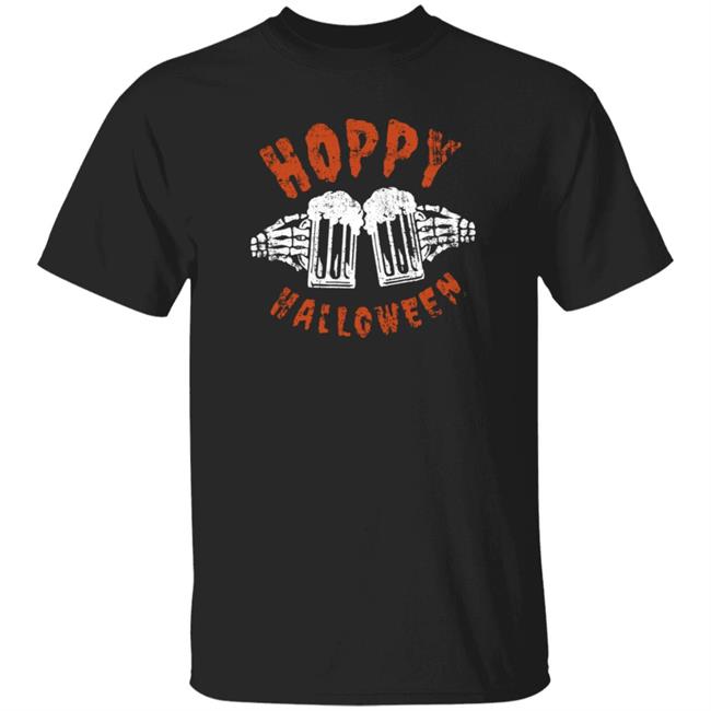 Skeleton Beer Hoppy Halloween Shirt
