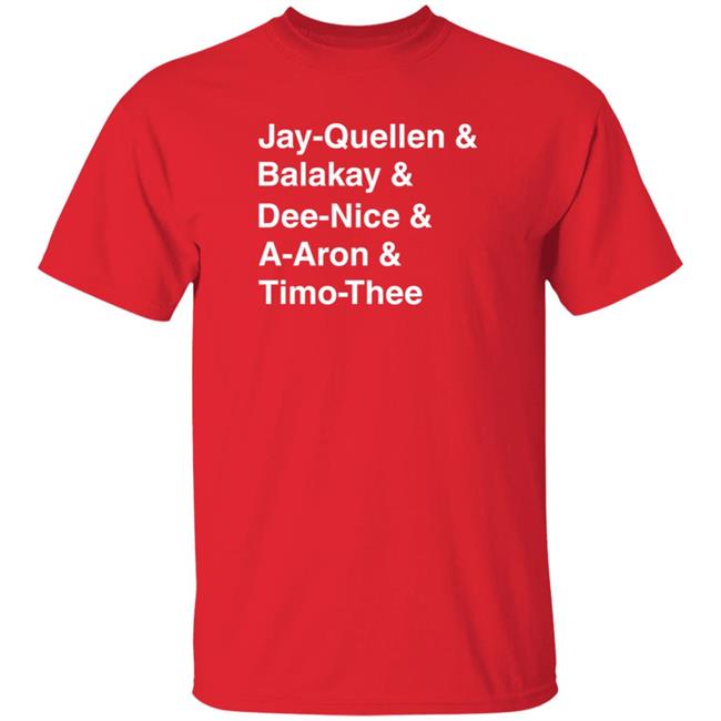 Jay Queellen And Balakay And Dee Nice And A Aron And Timo Thee Shirt Feministajones