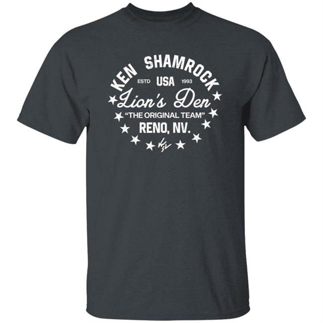 Ken Shamrock Lion's Den Shirt The Lions Den Reno Shirt