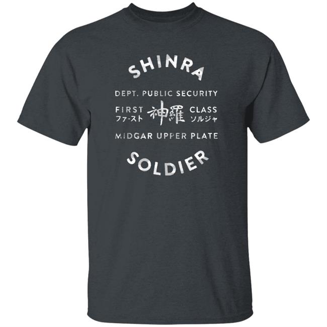 Shinra Soldier Shirt Matthewmercer Shinra Soldier Shirt Hoodie Sweatshirt