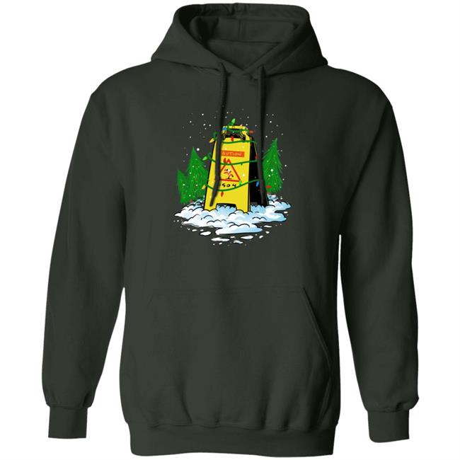Piso4 Wet Floor Sign Merry Christmas Hoodie Piso4 Merch