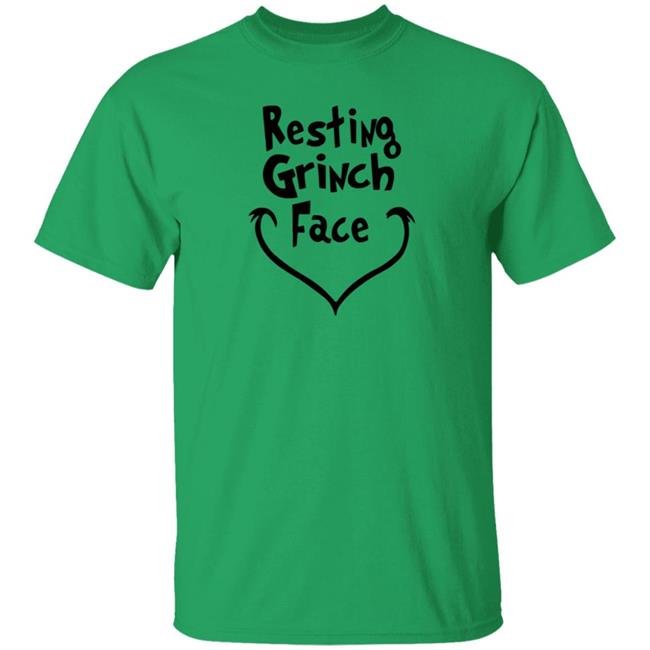 Resting Grinch Face Shirt Hoodie Sweatshirt Tracycupcake20