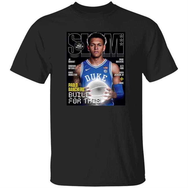 Slam Cover Tee Paolo Banchero (Slam 235) Shirt Slamgoods Merch