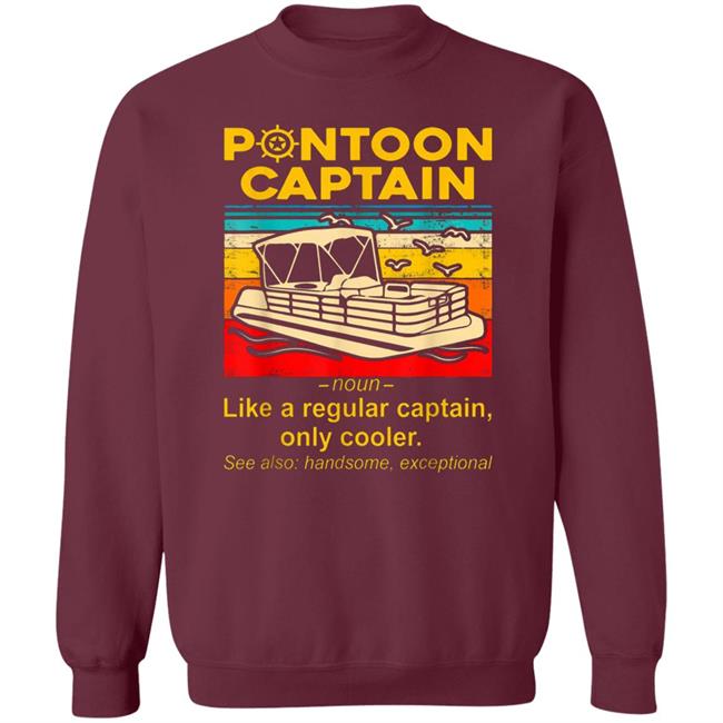 pontoon captain Shirt black hoodie sweatshirt pontoon captain Shirt black hoodie sweatshirt