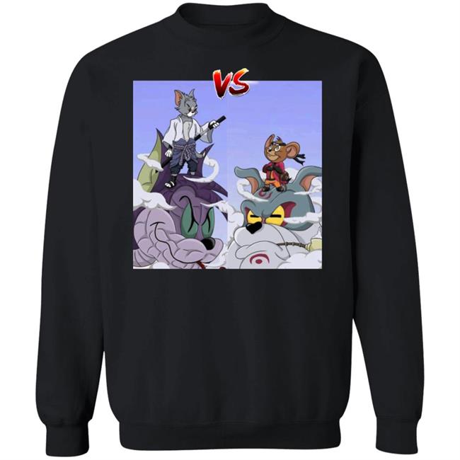 Tom Uchiha Vs Jerry Uzumaki Shirt black hoodie sweatshirt Tom Uchiha Vs Jerry Uzumaki Shirt black hoodie sweatshirt