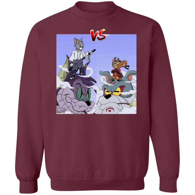 Tom Uchiha Vs Jerry Uzumaki Shirt black hoodie sweatshirt Tom Uchiha Vs Jerry Uzumaki Shirt black hoodie sweatshirt