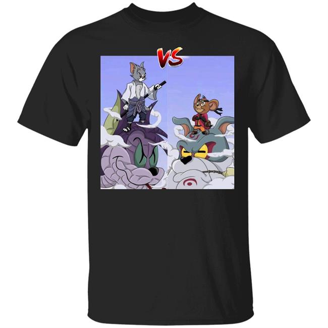 Tom Uchiha Vs Jerry Uzumaki Shirt black hoodie sweatshirt