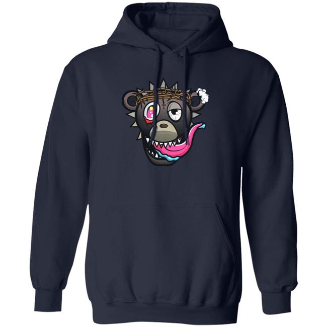 Glo Gang Crazy Bear Hoodie Glo Gang Merch