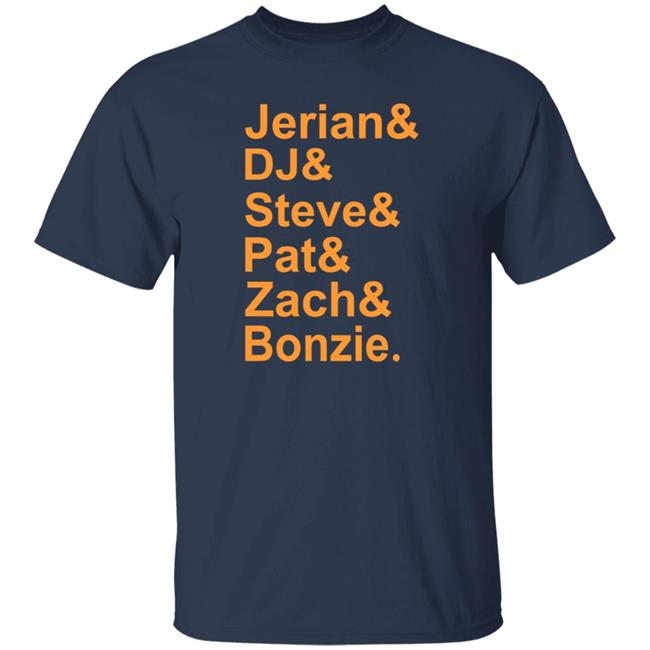 Jerian & Dj & Ateve & Pat & Zach & Bonzie Shirt Hoodie Sweatshirt Kelly Christensen