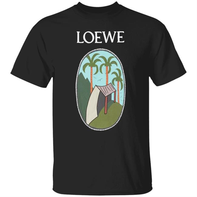 Loewe La Palme Patch T Shirt Black Hoodie Sweatshirt