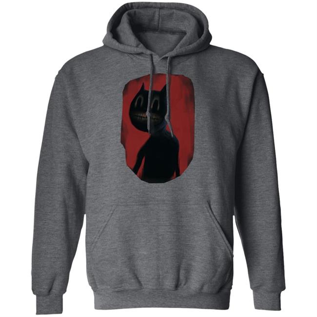Cartoon Cat SHIRT Black Hoodie Sweatshirt Cartoon Cat SHIRT Black Hoodie Sweatshirt