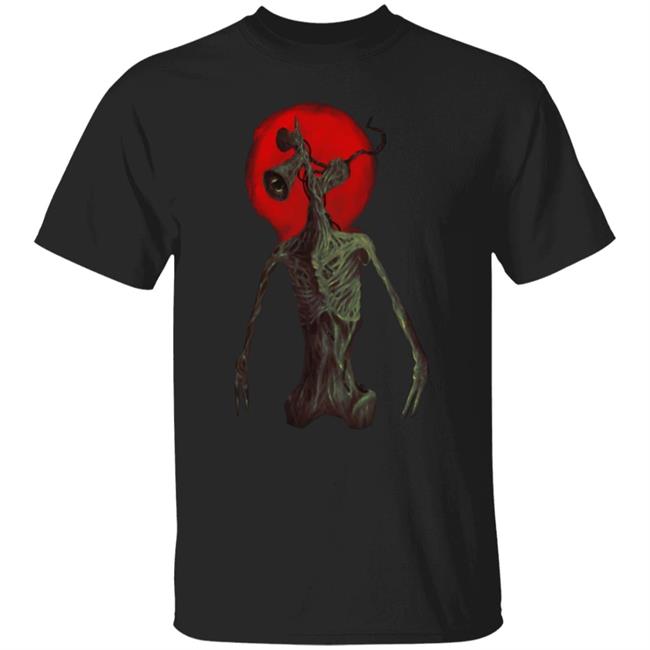 Siren Head Glow SHIRT SHIRT Black Hoodie Sweatshirt
