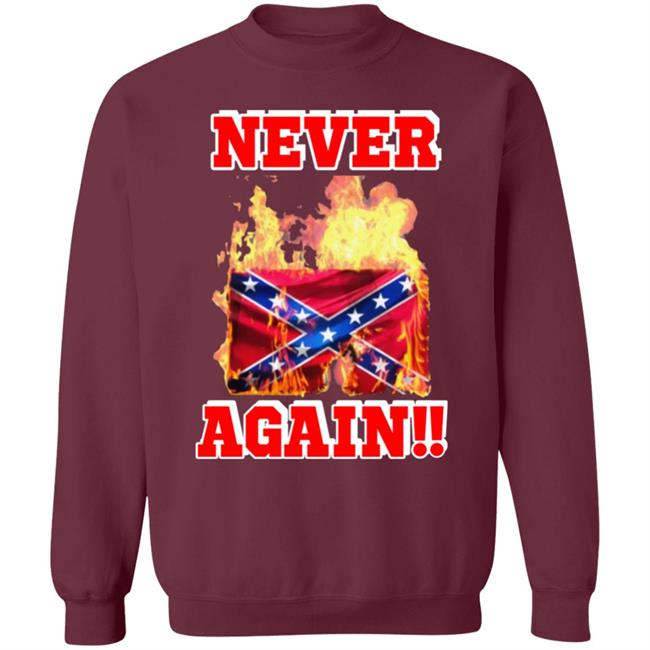Burning The Confederate Flag SHIRT Hoodie Sweatshirt Burning The Confederate Flag SHIRT Hoodie Sweatshirt