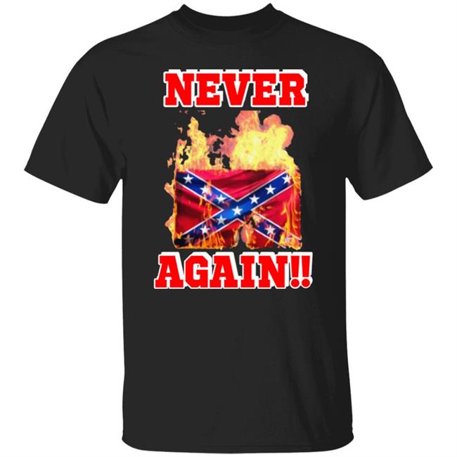 Burning The Confederate Flag SHIRT Hoodie Sweatshirt