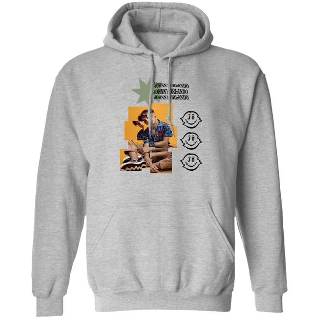 Mtv Store Johnny Orlando Smiley Faces Hoodie