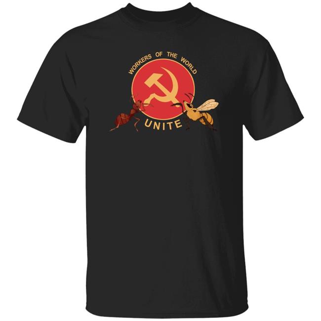 Workers Of The World Unite Shirt Real Animal Facts Merch