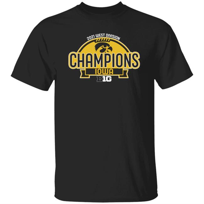 Tyler Linderbaum 2021 West Division Champions Iowa Shirt Hawkeye Football