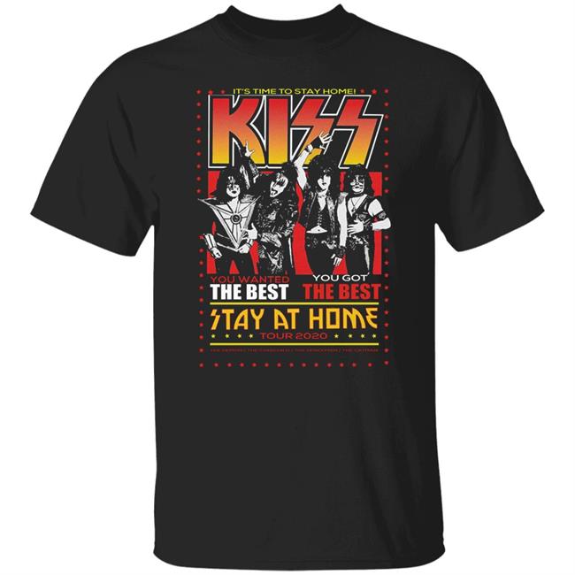 Kiss Launches Stay At Home T Shirts Hoodie Sweatshirt