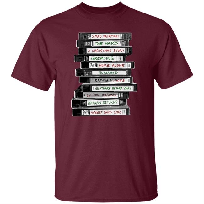 Xmas Vacation Die Hard A Christmas Story Shirt Rob Sheridan Merch Christmas Playlist Shirt
