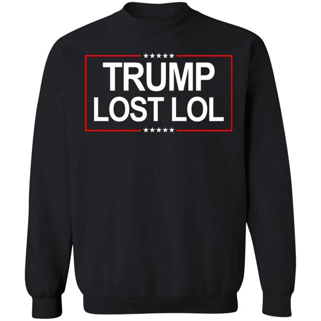 BidenTRUMP LOST LOL SHIRT Hoodie Sweatshirt BidenTRUMP LOST LOL SHIRT Hoodie Sweatshirt