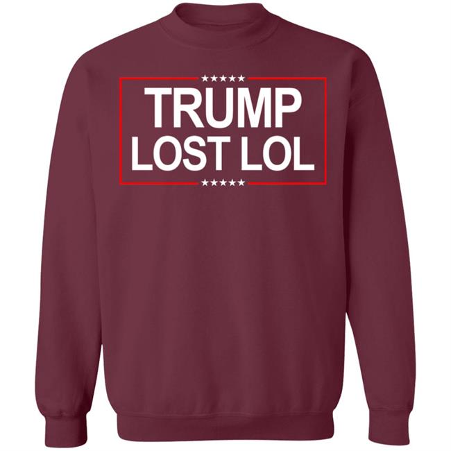 BidenTRUMP LOST LOL SHIRT Hoodie Sweatshirt BidenTRUMP LOST LOL SHIRT Hoodie Sweatshirt