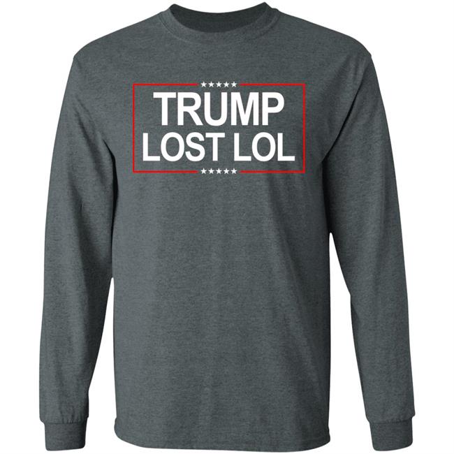 BidenTRUMP LOST LOL SHIRT Hoodie Sweatshirt BidenTRUMP LOST LOL SHIRT Hoodie Sweatshirt