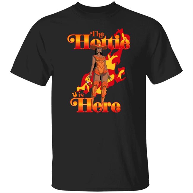 Popeyes X Megan Thee Stallion The Hottie Is Here Fire Shirt Thee Hottie Sauce Merch